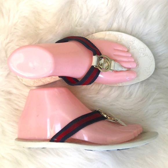 GUCCI Women's Sandals Sz 37 - Picture 1 of 9
